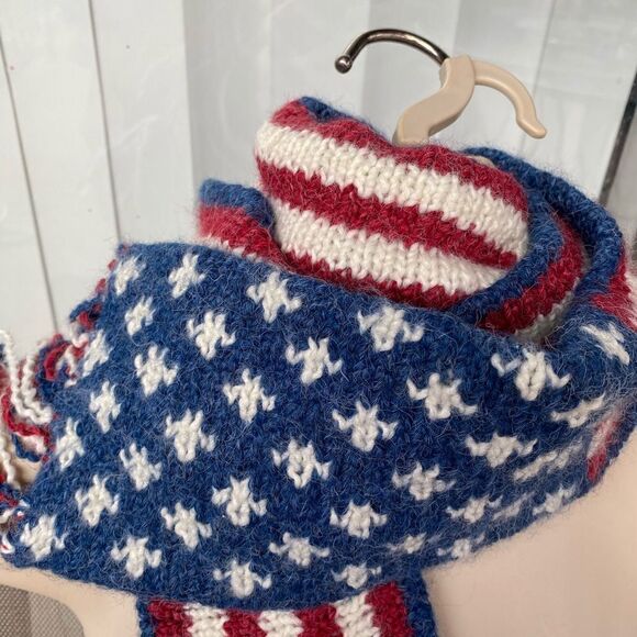 Peruvian trading Co. knit scarf nwot - Picture 5 of 8